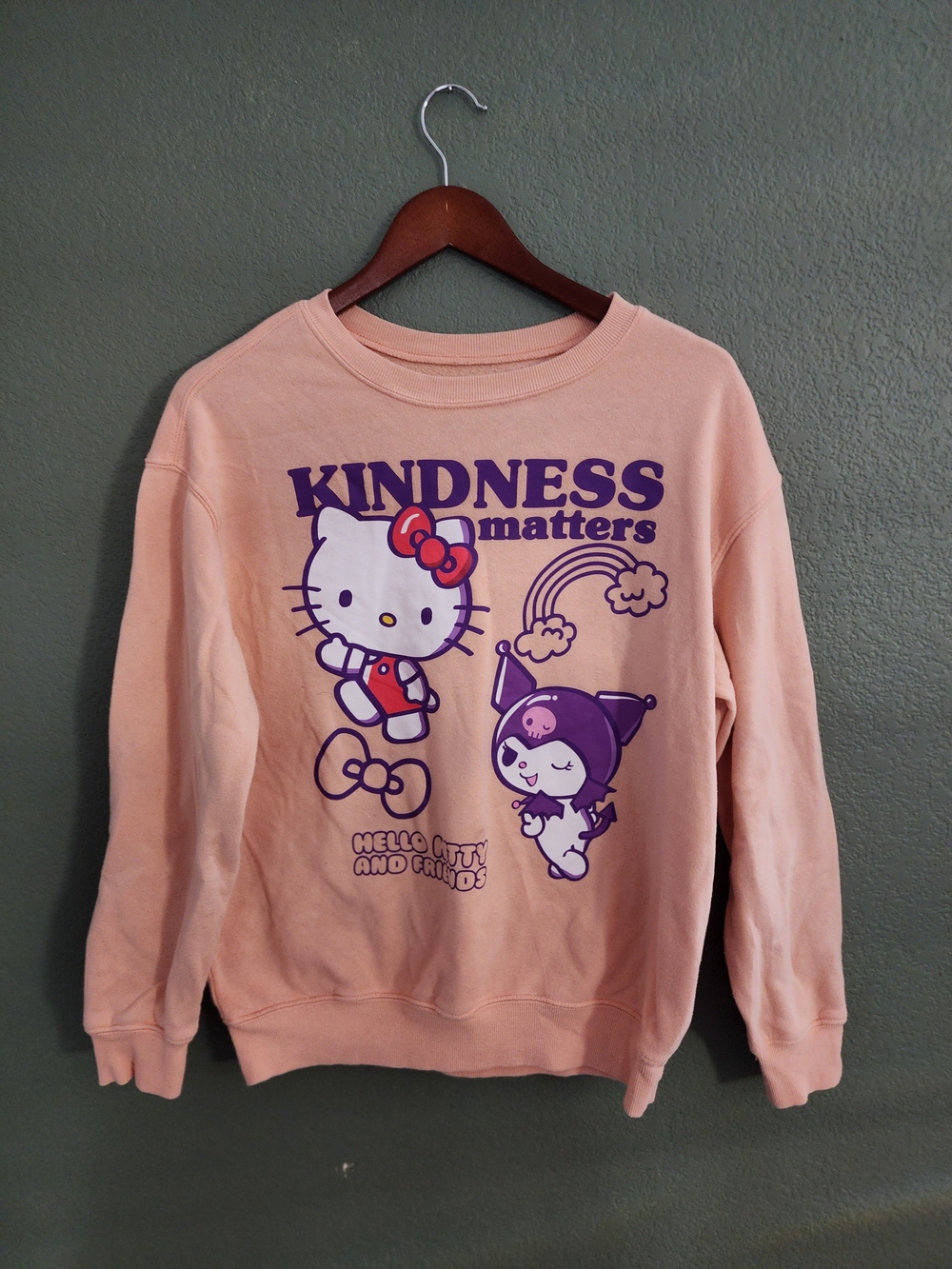 Hello Kitty & Friends “Kindness Matters” Sweatshirt – Size Medium